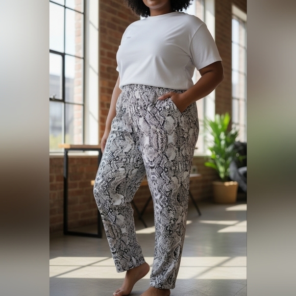 INC International Concepts Pants - I.N.C Large Pull On Elastic Waist Polyester Casual  Pants In Large